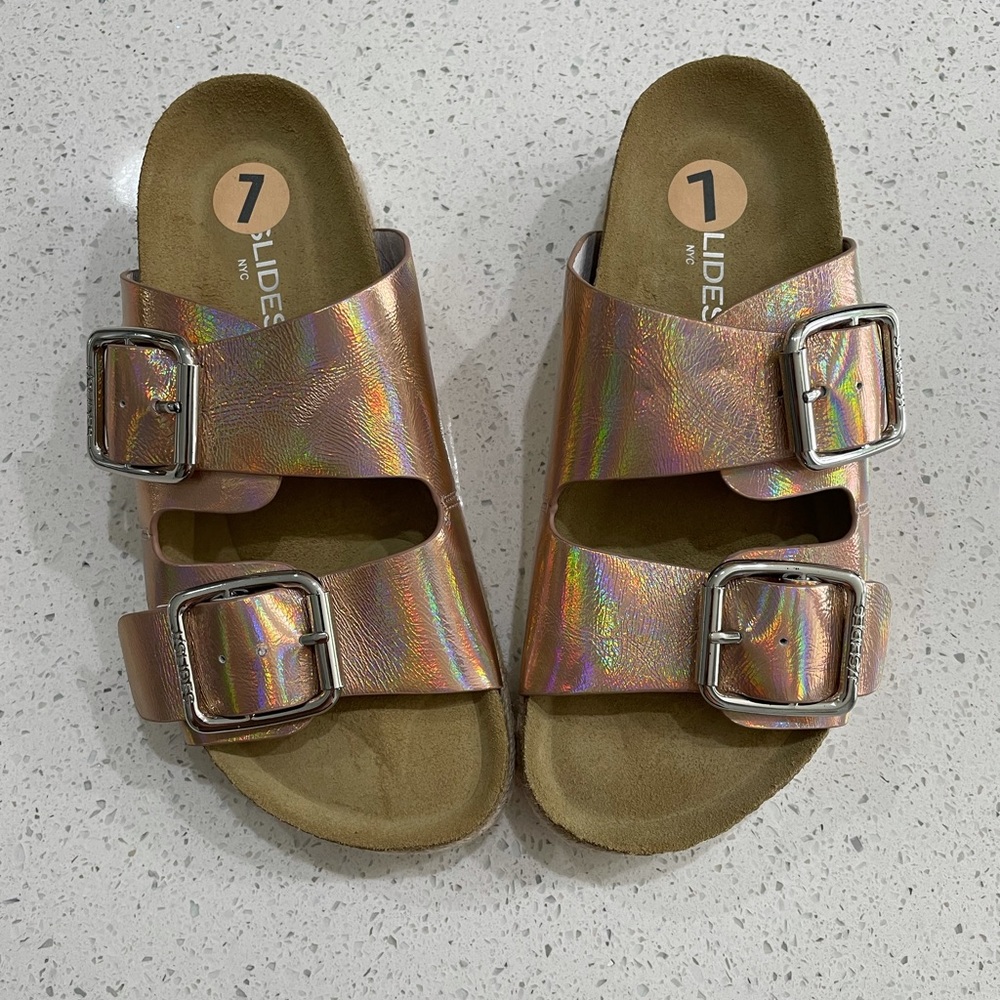 J/SLIDES Leighton Slip On Sandals Size 7